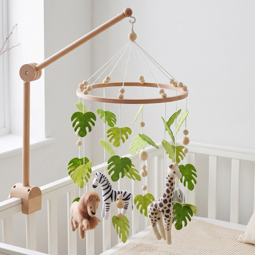 True Haven | Wren Baby Crib Mobile – Cozy Support for Naptime & Bedtime, Machine Washable