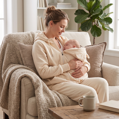 True Haven | Joey Matching Onesie – Ready-to-Gift Baby Bundle, Coordinated Nursery Set