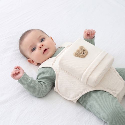 True Haven | Anti Roll Baby Positioner Pillow – Snuggly Nursery Must-Have, Gentle on Sensitive Skin