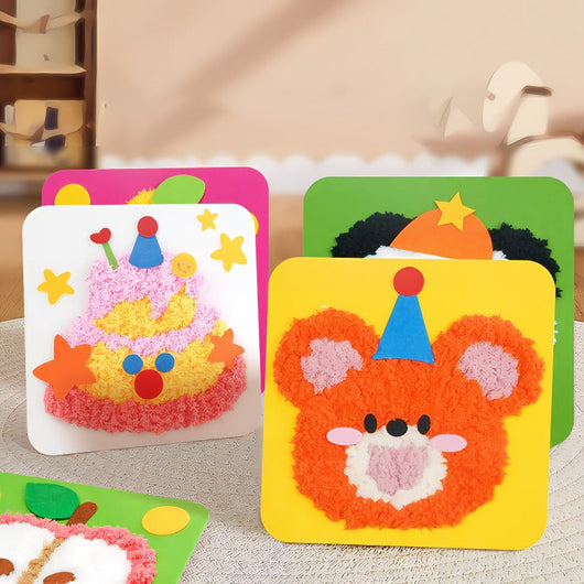 True Haven | DIY Knitting & Embroidery Craft Set for Kids – Safe Non-Toxic Materials, Builds Creativity