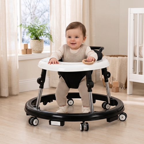 True Haven | Adjustable Baby Walker – Practical Nursery Organizer, Easy to Clean