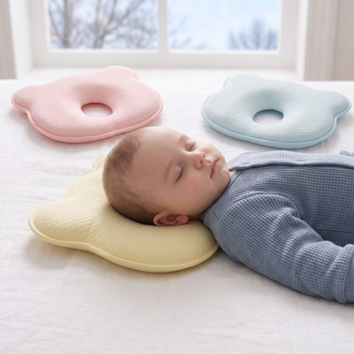 True Haven | Memory Foam Baby Pillow – Cozy Support for Naptime & Bedtime, Machine Washable