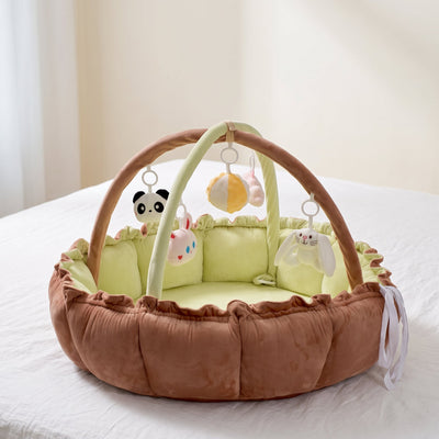 True Haven | Grove Baby Play Gym – Screen-Free Developmental Toy, Safe for Little Hands