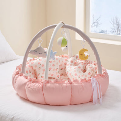 True Haven | Grove Baby Play Gym – Screen-Free Developmental Toy, Safe for Little Hands