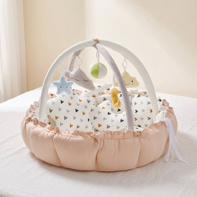 True Haven | Grove Baby Play Gym – Screen-Free Developmental Toy, Safe for Little Hands