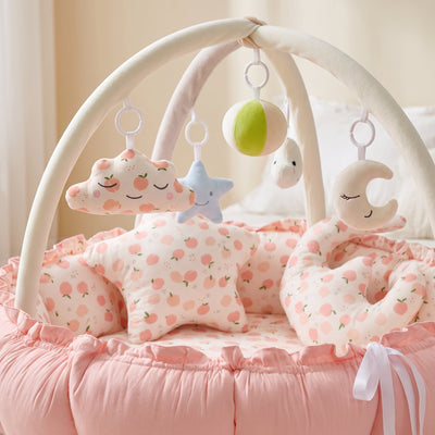 True Haven | Grove Baby Play Gym – Screen-Free Developmental Toy, Safe for Little Hands