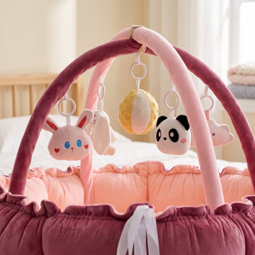 True Haven | Grove Baby Play Gym – Screen-Free Developmental Toy, Safe for Little Hands