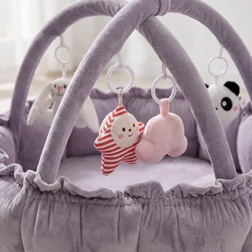 True Haven | Grove Baby Play Gym – Screen-Free Developmental Toy, Safe for Little Hands