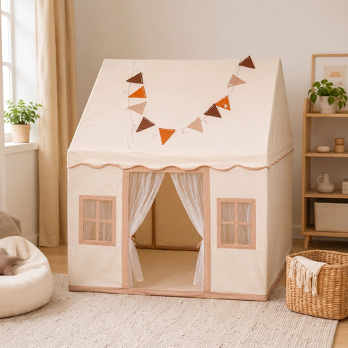 True Haven | Cottage Kids Play Tent – Hands-On Sensory Play, Encourages Early Learning