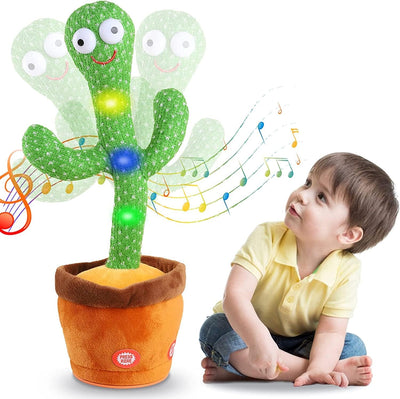 True Haven | Singing & Dancing Cactus Toy – Bluetooth Connectivity, Voice-Repeating Fun