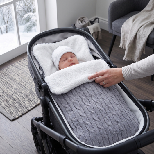 True Haven | Velvet Baby Sleep Sack – Snuggly Nursery Must-Have, Gentle on Sensitive Skin