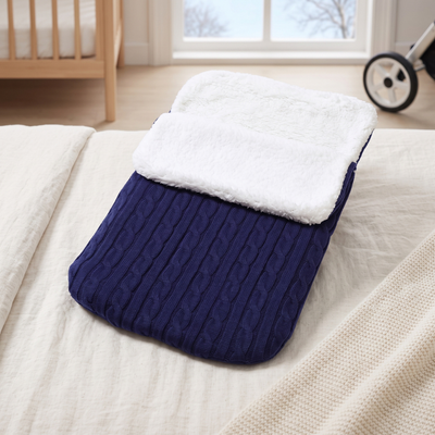 True Haven | Velvet Baby Sleep Sack – Snuggly Nursery Must-Have, Gentle on Sensitive Skin