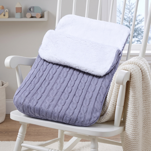 True Haven | Velvet Baby Sleep Sack – Snuggly Nursery Must-Have, Gentle on Sensitive Skin
