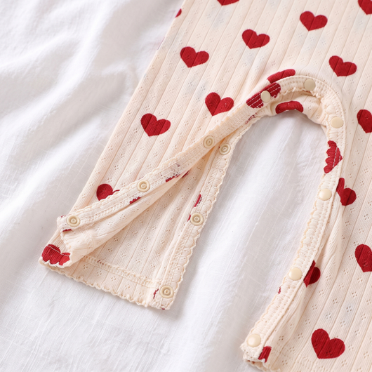 True Haven | Meadow Baby Cotton Jumpsuit – Cozy Cold-Weather Layer, Machine Washable