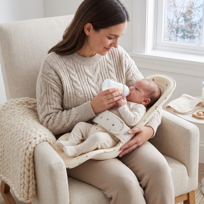 True Haven | Nursing Feeding Carrier – All-Day Babywearing Essential, Breathable Fabric