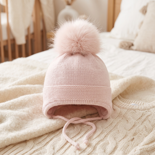 True Haven | Baby Winter Hat – Adorable Everyday Essential, Gentle on Sensitive Skin