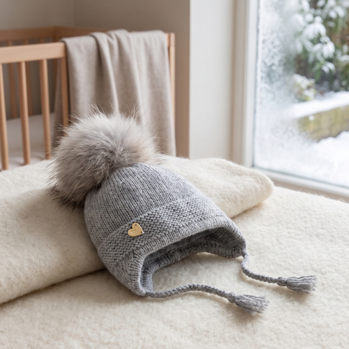 True Haven | Baby Winter Hat – Adorable Everyday Essential, Gentle on Sensitive Skin