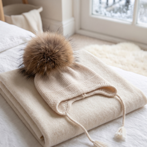 True Haven | Baby Winter Hat – Adorable Everyday Essential, Gentle on Sensitive Skin