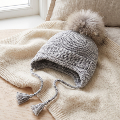 True Haven | Baby Winter Hat – Adorable Everyday Essential, Gentle on Sensitive Skin