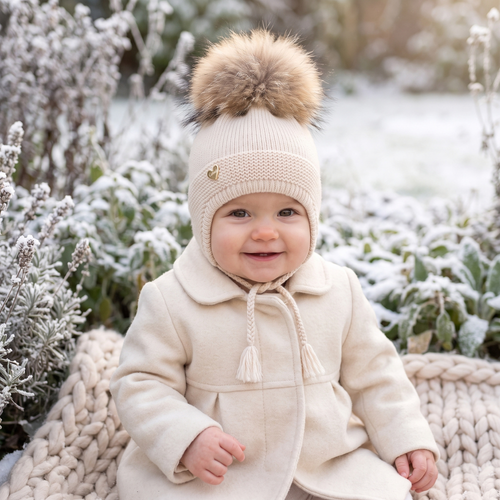 True Haven | Baby Winter Hat – Adorable Everyday Essential, Gentle on Sensitive Skin