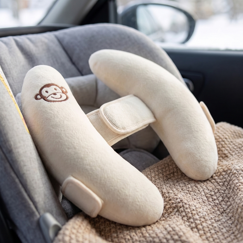 True Haven | Cradle Baby Neck Pillow – Soft & Breathable Nursery Essential, Easy-Care Design