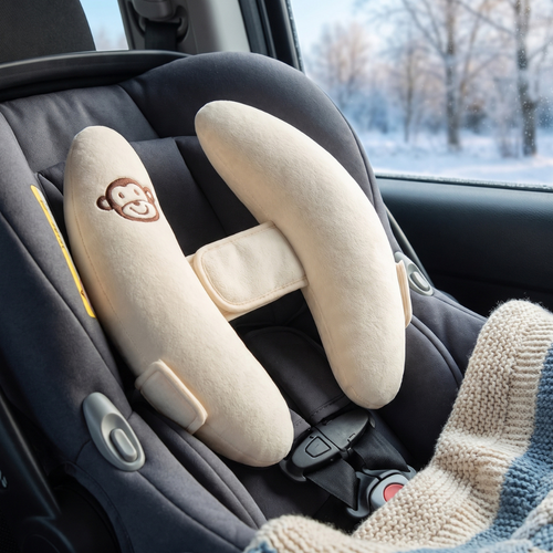True Haven | Cradle Baby Neck Pillow – Soft & Breathable Nursery Essential, Easy-Care Design