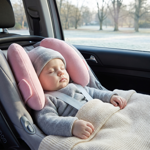 True Haven | Cradle Baby Neck Pillow – Soft & Breathable Nursery Essential, Easy-Care Design