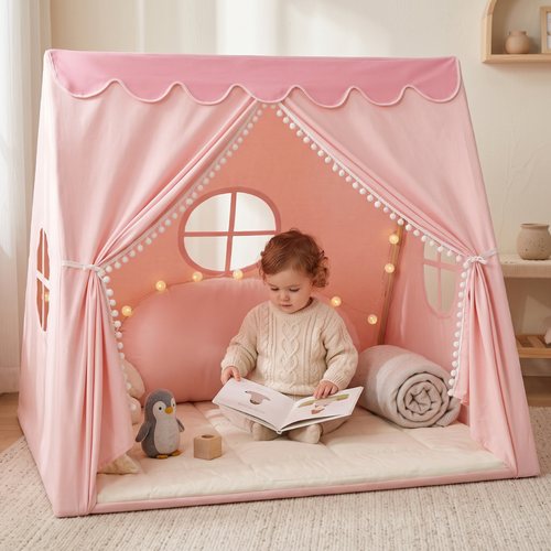 True Haven | Nook Kids Play Tent – Interactive Toy for Toddlers, Supports Motor Skills