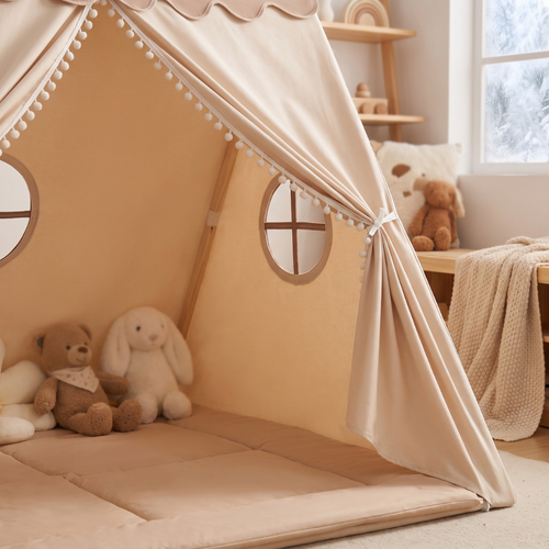True Haven | Nook Kids Play Tent – Interactive Toy for Toddlers, Supports Motor Skills