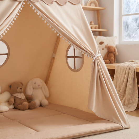 True Haven | Nook Kids Play Tent – Interactive Toy for Toddlers, Supports Motor Skills