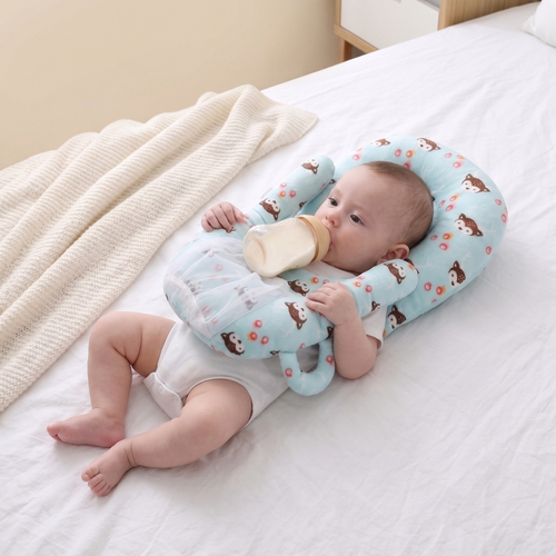 True Haven | Cushy Baby Feeding Pillow – Supportive Feeding Companion, BPA-Free Materials