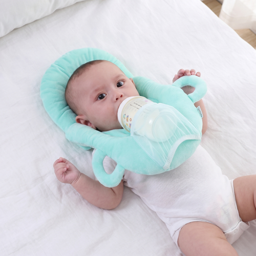 True Haven | Cushy Baby Feeding Pillow – Supportive Feeding Companion, BPA-Free Materials
