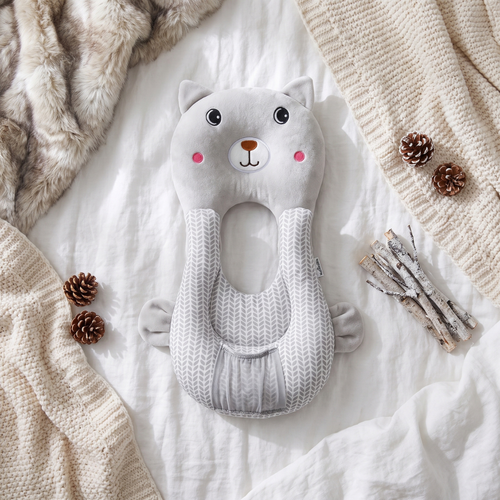 True Haven | Cushy Baby Feeding Pillow – Supportive Feeding Companion, BPA-Free Materials