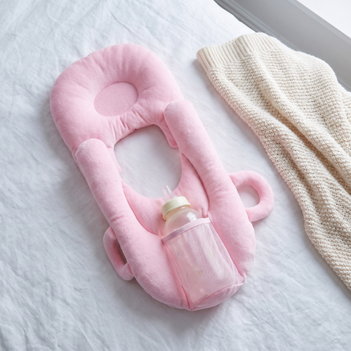 True Haven | Cushy Baby Feeding Pillow – Supportive Feeding Companion, BPA-Free Materials