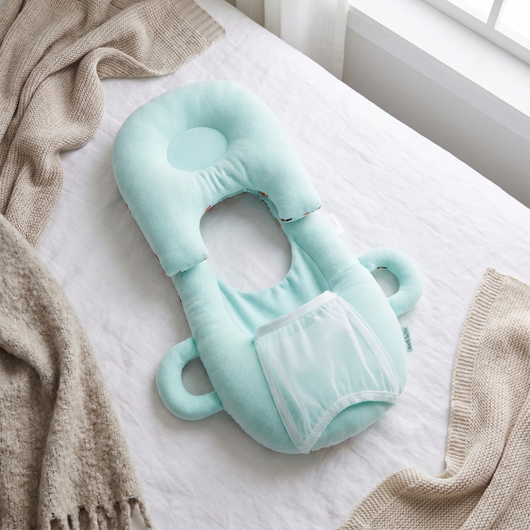 True Haven | Cushy Baby Feeding Pillow – Supportive Feeding Companion, BPA-Free Materials