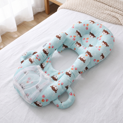 True Haven | Cushy Baby Feeding Pillow – Supportive Feeding Companion, BPA-Free Materials