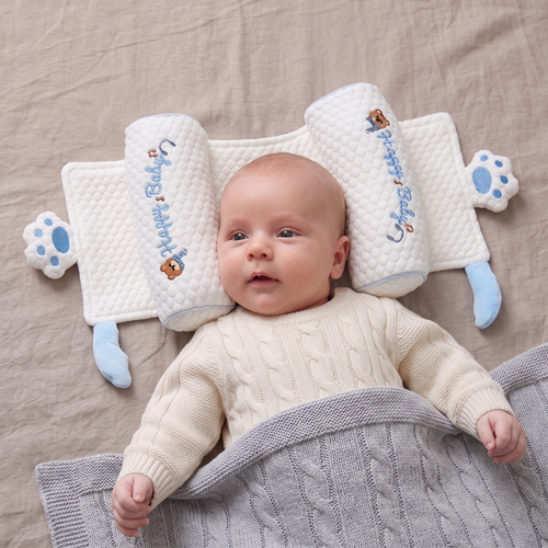 True Haven | Newborn Head Shaping Pillow – Cozy Support for Naptime & Bedtime, Machine Washable