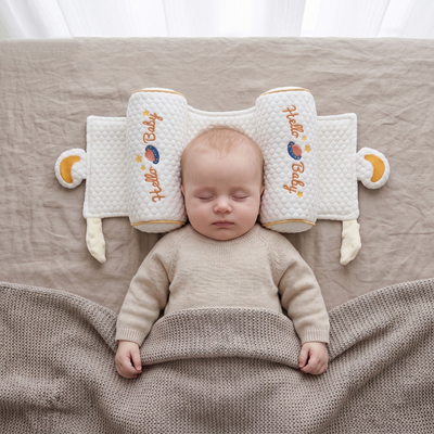 True Haven | Newborn Head Shaping Pillow – Cozy Support for Naptime & Bedtime, Machine Washable