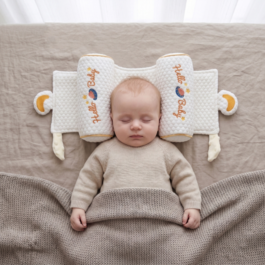 True Haven | Newborn Head Shaping Pillow – Cozy Support for Naptime & Bedtime, Machine Washable