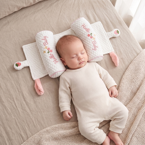 True Haven | Newborn Head Shaping Pillow – Cozy Support for Naptime & Bedtime, Machine Washable