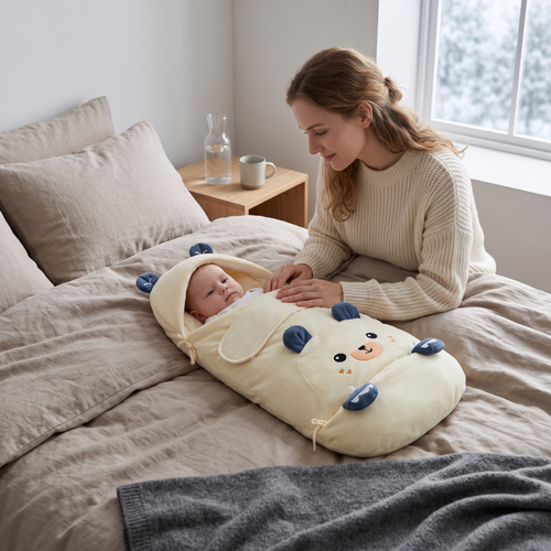 True Haven | Winter Swaddle Sack – Cozy Support for Naptime & Bedtime, Machine Washable