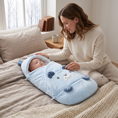 True Haven | Winter Swaddle Sack – Cozy Support for Naptime & Bedtime, Machine Washable