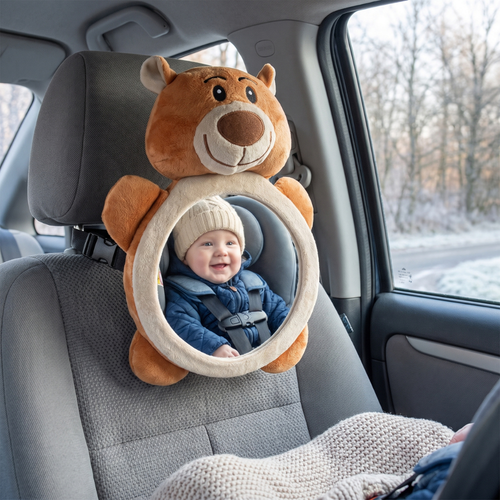 True Haven | Rear View Baby Mirror – Trusted Safety Accessory, Comfortable All-Day Wear
