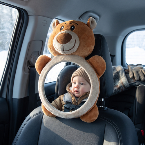 True Haven | Rear View Baby Mirror – Trusted Safety Accessory, Comfortable All-Day Wear