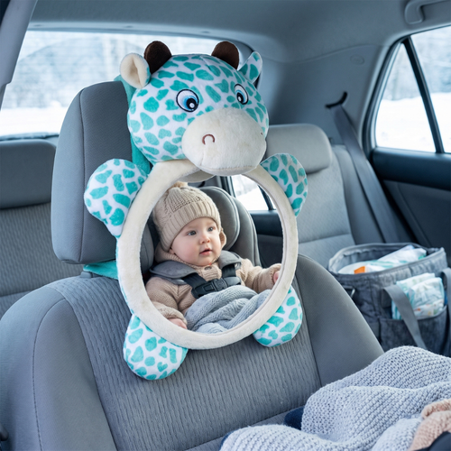 True Haven | Rear View Baby Mirror – Trusted Safety Accessory, Comfortable All-Day Wear