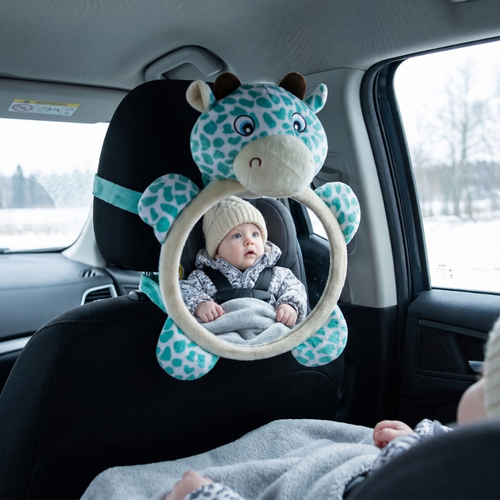True Haven | Rear View Baby Mirror – Trusted Safety Accessory, Comfortable All-Day Wear