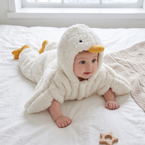 True Haven | Duck Baby Sleep Sack – Snuggly Nursery Must-Have, Gentle on Sensitive Skin