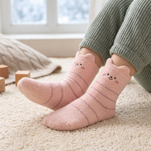 True Haven | Baby Winter Socks – Adorable Everyday Essential, Gentle on Sensitive Skin