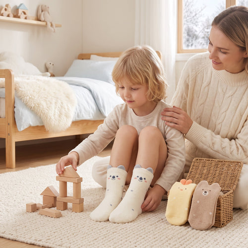 True Haven | Baby Winter Socks – Adorable Everyday Essential, Gentle on Sensitive Skin