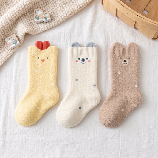 True Haven | Baby Winter Socks – Adorable Everyday Essential, Gentle on Sensitive Skin